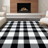 Chic Rustic Buffalo Plaid Aesthetic(Black)