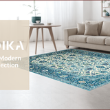 Chic Toned Medallion Aesthetic(Blue)