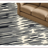 Elegant Monochrome Zebra Motif(Black)