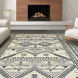 Elegant Monochrome Medallion(Beige)