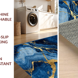 Vibrant Abstract Luxe Statement(Blue)