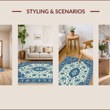 Coastal Elegant Damask Aesthetic(White)