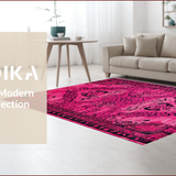 Playful Vintage Leopard Textile Style(Pink)