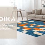 Abstract Multicolor Patterned Elegance(Blue)