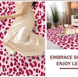 Modern Baby Pink Leopard Print Nursery(Pink)