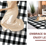 Timeless Farmhouse Inspired Checkerboard Look(Black)