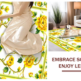 Classic Curved Floral Aesthetic(Yellow)