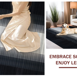 Artful Earthy Tones Shag(Black)