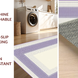 Elegant Lavender Geometric Fusion(Ivory)