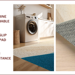 Ultra Soft Area Rug, Non Slip, Stain Resistant, Washable Area Rugs for Living Room, Bedroom, Viscose Fabric Plush(Beige) - ODIKA