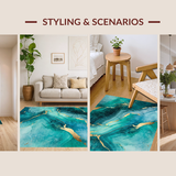 Modern Ocean Inspired Decorative(Blue)
