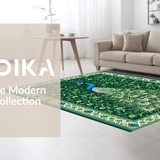 Vibrant Peacock Floral Aesthetic(Green)