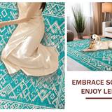 Minimalist Graphic Trellis Elements(Blue)