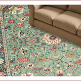 Sage Green Rustic Medallion Delight(Green)