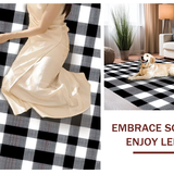 Sophisticated Abstract Tiled Appearance(Black)