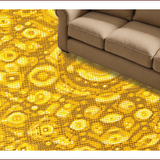 Modern Circular Home Office Vibrant(Gold)