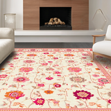 Contemporary Lush Flower Imagery(Ivory)