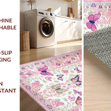 Rustic Charm with Butterfly Motif(White)