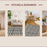 Chic Minimalist Monochrome Grid(Beige)