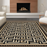 Sophisticated Natural Color Geometric Theme(Black)