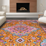Artful Warm Tones Symmetrical Layout(Orange)