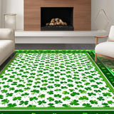 Lively Seasonal Clover Welcome Decor(Green)