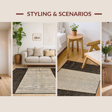 Stylish Earthy Toned Graphic Motif(Beige)