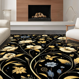 Rustic Floral Charm with Contrast(Gold)