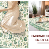 Eclectic Pastel Floral Motif(Beige)