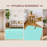 Vibrant Blue and Mint Coastal Design(Blue)