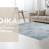 Modern Grey Abstract(Blue)