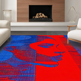 Abstract Figurative Colorful Composition(Red)