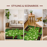 Charming Woodland Footprint Aesthetic(Green)