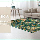 Elegant Green Oriental Motif(Blue)