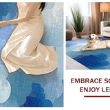 Modern Dreamy Sky Motif(Blue)