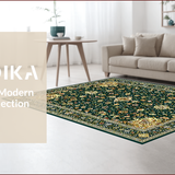 Luxurious Green Medallion Design(Green)