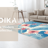 Exotic Blossom Geometric Fusion(Blue)