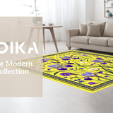 Lively Garden Inspired Entrance Mat(Yellow)