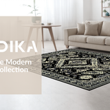 Vibrant Earthy Floral Composition(Black)