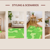 Mid Century Tropical Leaves(Green)