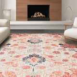 Artful Vintage Inspired Flourish(Beige)