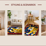 Bold Symbolic Tiger Design(Yellow)