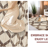 Minimalist Gray Tiled Design(Beige)