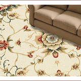 Neutral Beige Vintage Floral(Beige)