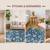Artful Abstract Pastel Motif(Blue)