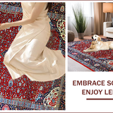 Rustic Red Geometric Charm(Red)