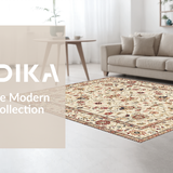 Lush Tropical Leaf Design(Beige)
