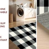Warm Earthy Toned Plaid Fabric(Black)