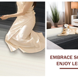 Abstract Gradient Striped Floor Decor(Gray)