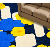 Modern Chrysanthemum Floral(Blue)